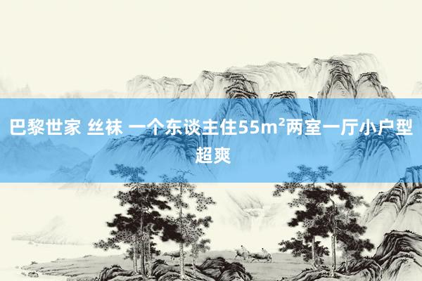 巴黎世家 丝袜 一个东谈主住55m²两室一厅小户型 超爽